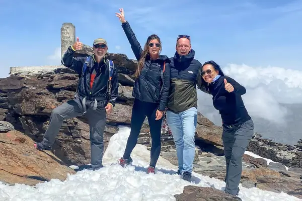 de top van de Mulhacén (3.479 m),