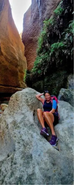 Watervalwandeling Dúrcal Andalusie Claudia